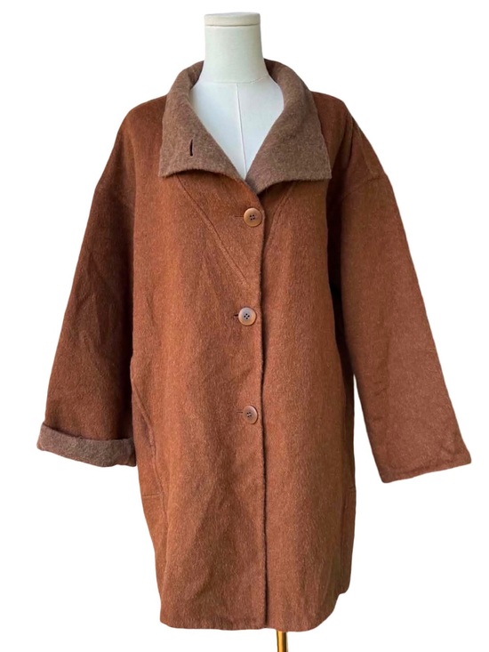 Eileen Fisher Jackets & Blazers - Eileen Fisher Baby Alpaca Wool Blend Cocoon Coat